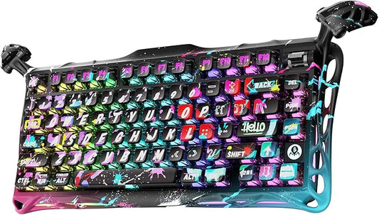 GravaStar Mercury V75 Pro 75% Hall Effect Magnetic Switch Gaming Keyboard-Neon by GravaStar