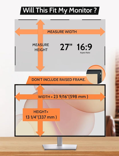 27 Inch 16:9 Magnetic Privacy Screen - Image 6