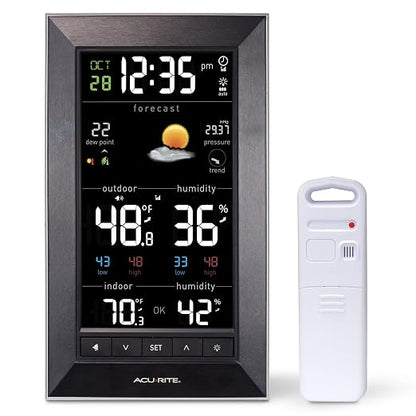 AcuRite Digital Vertical Weather Forecaster, Reverse Color by AcuRite