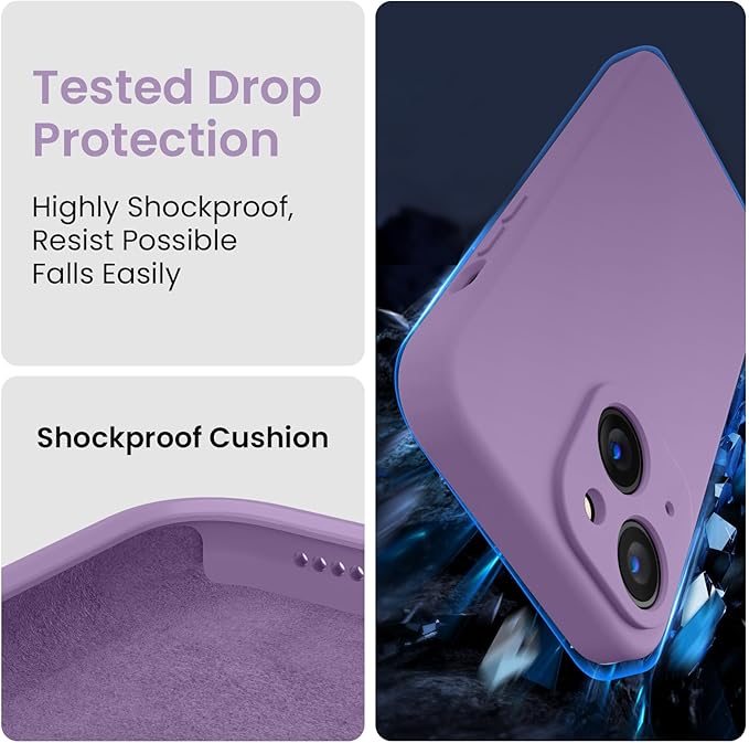 FireNova Designed for iPhone 15 Plus Case, Silicone Case with, Soft - Image 4