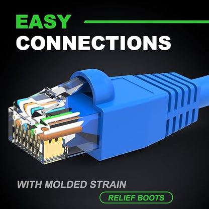 CableGeeker Cat 6 Ethernet Cable 150 ft, High Speed 10Gbps CCA Internet Network - Image 4