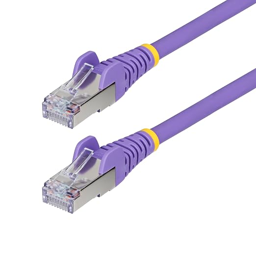 StarTech.com 5ft Purple CAT6a Ethernet Cable, Snagless RJ45, 100W PoE++ by StarTech