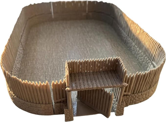HAUTICO Tabletop RPG Village Wall Scenery and Wargame Terrain by HAUTICO