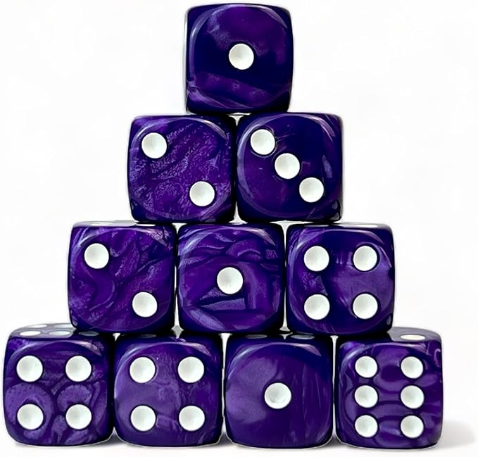 Luck Lab 10 Piece D6 Dice Pack by LuckLab