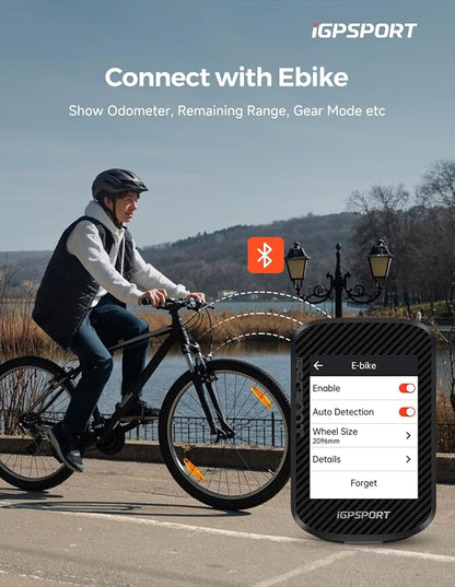 iGPSPORT BSC300T Wireless Bike Computer GPS, Touchscreen Offline MAP Navigation - Image 7