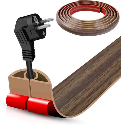 Floor Cord Cover Self Adhesive Cord Hider, 10FT Cable Management, Extension by DBHXXMB-HH