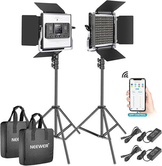 Neewer 2-Pack 530 LED Video Lighting Kit by Neewer