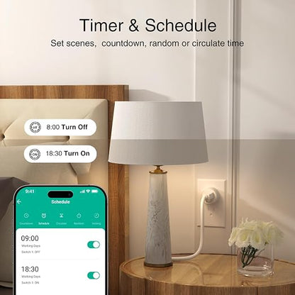 GHome Smart Plug, WiFi Smart Plugs Compatible - Image 4