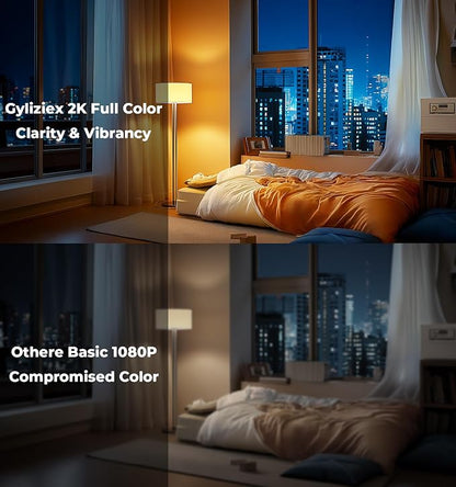 Gyliziex 2K Clock Camera, 5G & 2.4G WiFi Indoor Pet Nanny Cameras - Image 6
