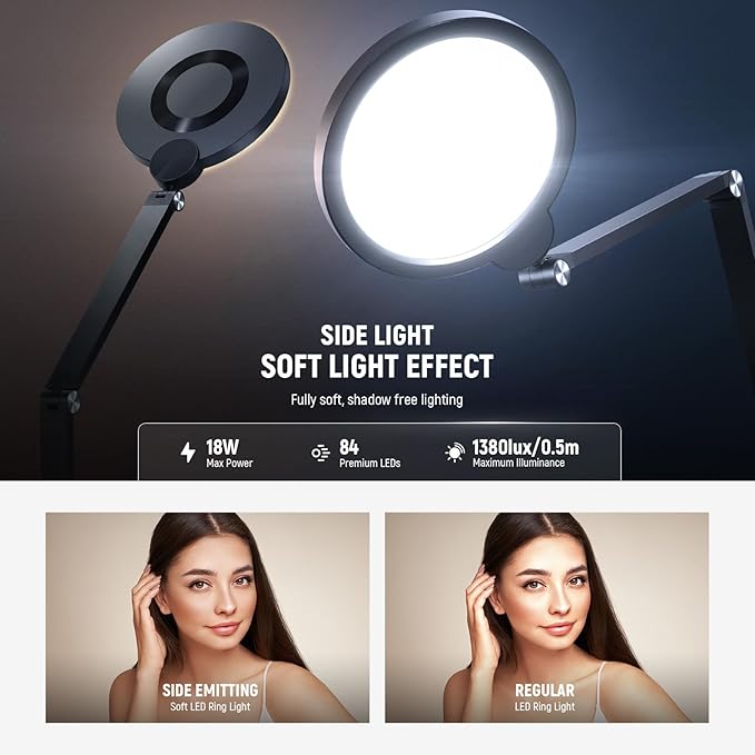 NEEWER Basics 18W 7" Desk Ring Light - Image 2
