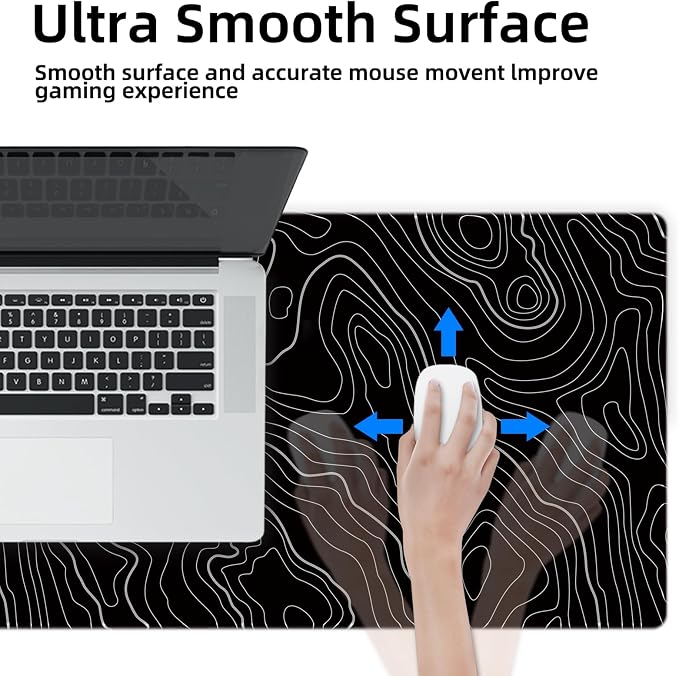 Gaming Mouse Mat Forest Background Pattern XXL XL Large Mouse Mat Long Extended - Image 5