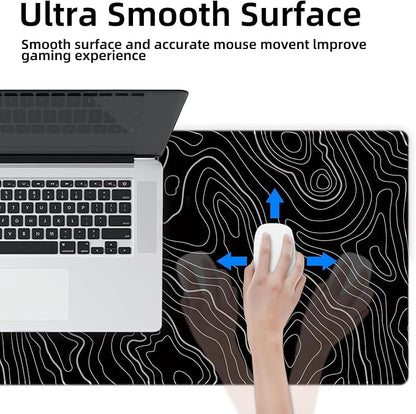 Gaming Mouse Mat Forest Background Pattern XXL XL Large Mouse Mat Long Extended - Image 5
