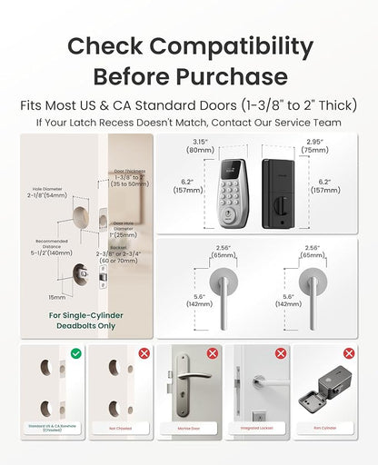 DESLOC C100 Keyless Entry Door Lock - Image 7