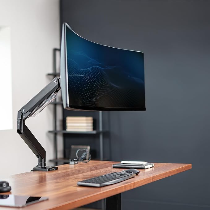 VIVO Premium Aluminum Heavy Duty Monitor Arm - Image 2