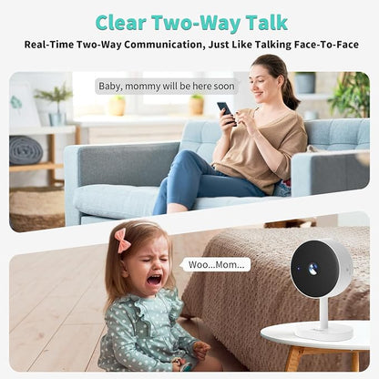 2K Indoor Security Camera for Bedroom, Pet/Dog/Baby Camera - Image 6
