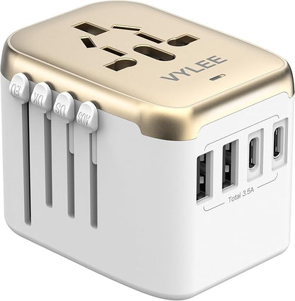 Universal International Power Travel Plug Adapter, 5 in 1 European Travel Plug - Image 9