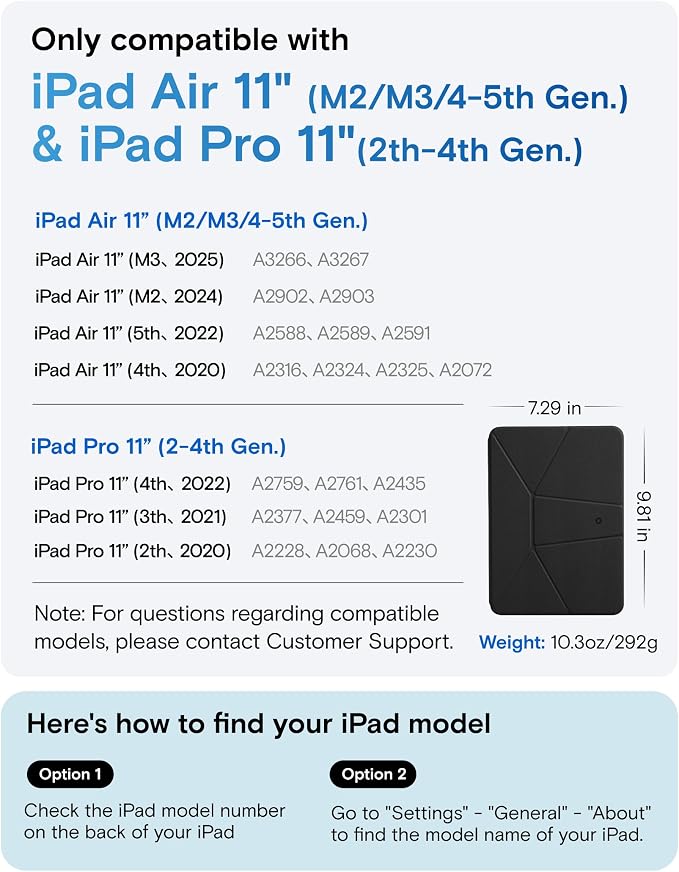 MOFT Dynamic Folio Case for for iPad Air 11-inch M3 M2 2025 2024/10.9 Air 5th - Image 2