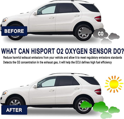 HiSport Oxygen Sensor Heated O2 Sensor Replacement, 4-Wire Air Fuel Ratio - Image 6