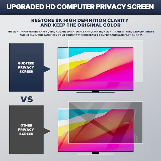 [2-Pack HD Computer Privacy Screen 24 inch, Upgraded Monitor Privacy Screen - Image 2
