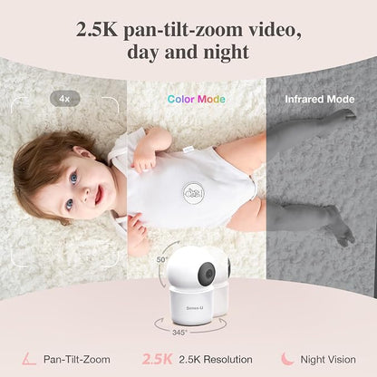 Sense-U AI 2.5K PTZ Baby Camera Monitor - Image 4