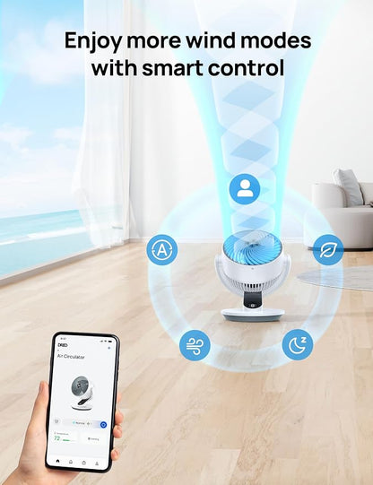 Dreo Smart Fan for Bedroom, 120° Vertical and 90° Oscillating Fan - Image 5