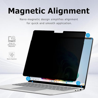 Megoo Privacy Screen for Surface Laptop 13 inch, Magnetic Anti-Spy Film - Image 4