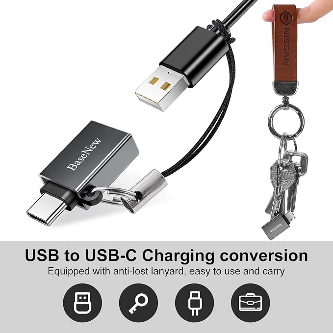 USB C to USB Adapter 6 Pack, Type C to USB Adapter, USBC Male to USBA Female - Image 4