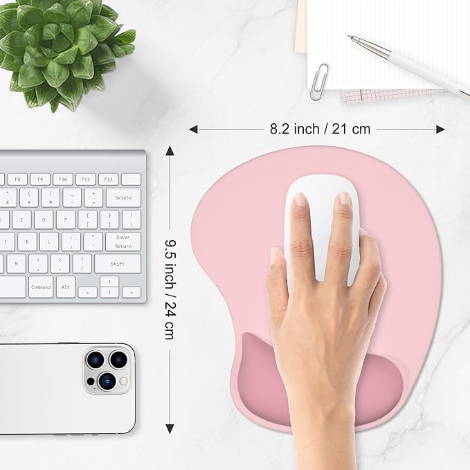 ITNRSIIET Ergonomic Mouse Pad, Cushioned Gel Wrist Rest, Non-Slip Base - Image 6