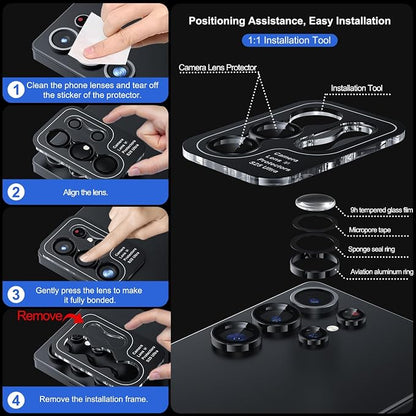 WSKEN for Samsung Galaxy S25 Ultra Camera Lens Protector - Image 6
