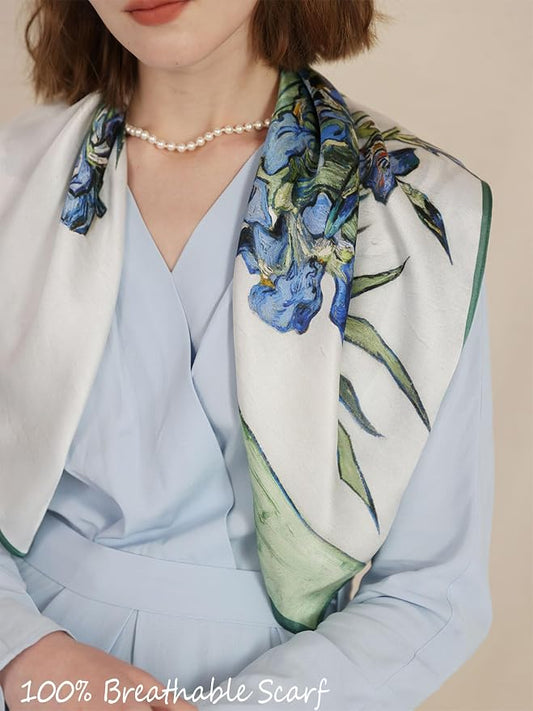 Silky Scarf for Women Lightweight Satin Bandanas Neck Hair Wrap For Sleeping - Image 2