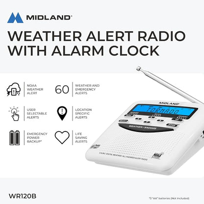 Midland - WR120B - NOAA Emergency Weather Alert Radio - Localized Programming - Image 5