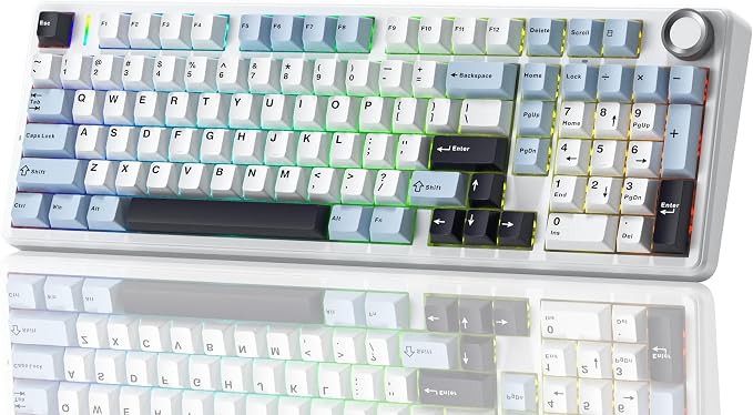 x Aula F99 Pro Wireless Mechanical Keyboard, Gasket Hot Swappable Custom - Image 10