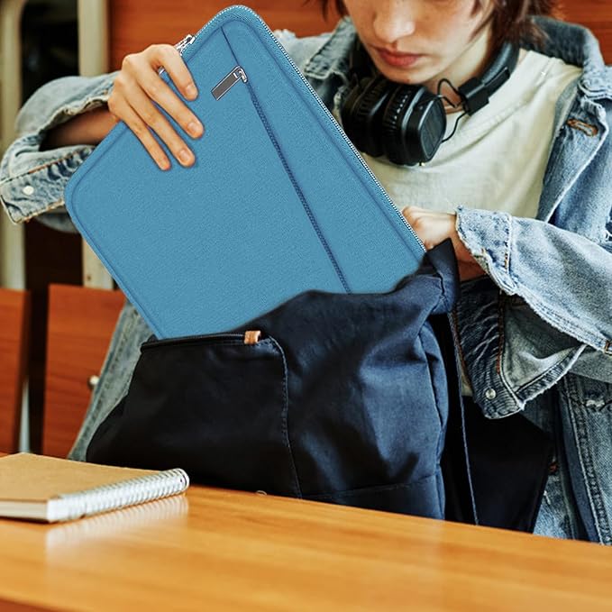 15.6 inch Laptop Sleeve, Slim Computer Carrying Bag Protective Cover Briefcase - Image 6