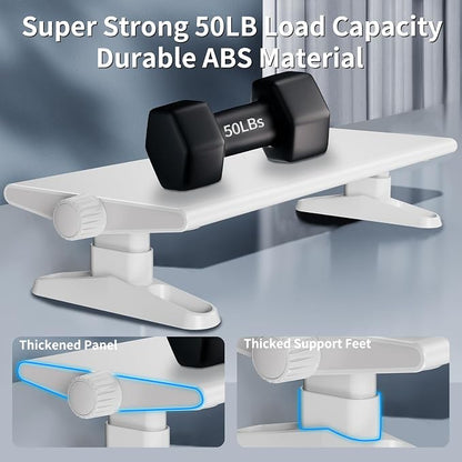Computer Monitor Stand Riser for Desk, 4.5-6.3 Inches Freely Height Adjustable - Image 3
