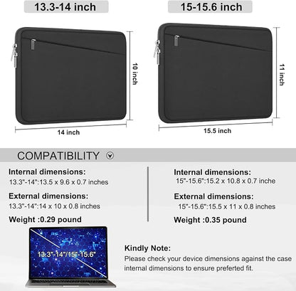15.6 inch Laptop Case, Durable Computer Carrying Bag Protective Case Briefcase - Image 6