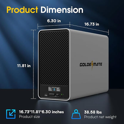 2000VA/1600W Pro Lithium UPS Battery Backup and Surge Protector, Backup Battery - Image 7