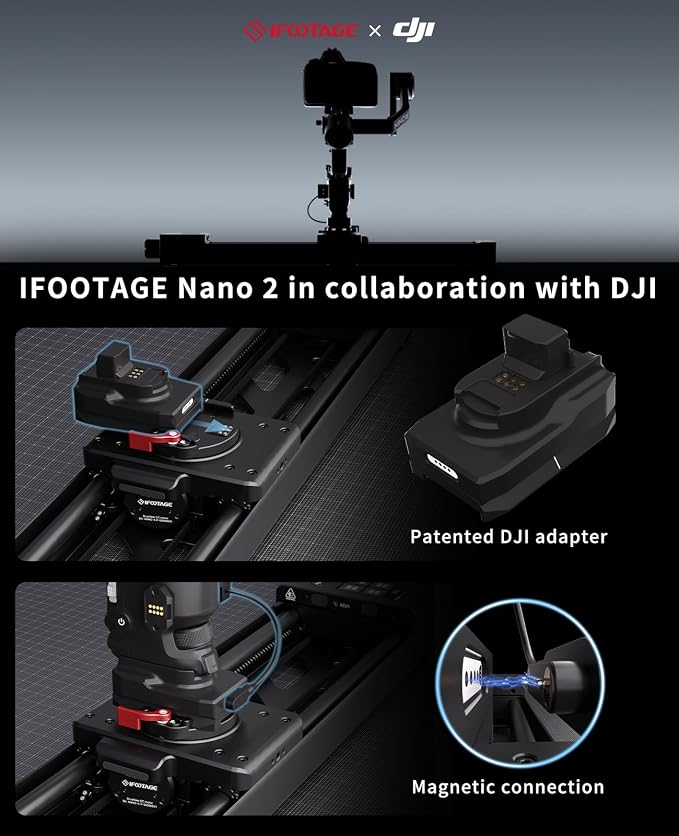 IFOOTAGE Shark Slider Nano II-660 Motorized Camera Shark Slider - Image 2