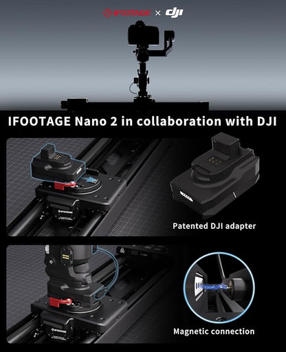 IFOOTAGE Shark Slider Nano II-660 Motorized Camera Shark Slider - Image 2