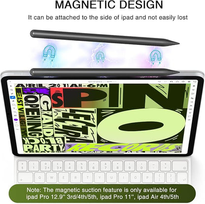 Pen for iPad 2018-2025, HATOKU 15 Mins Fast Charging Pencil 1st Gen - Image 3