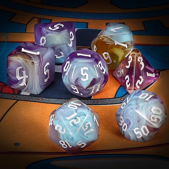 QMAY DND Dice Set -D&D Polyhedral Dice - Image 4
