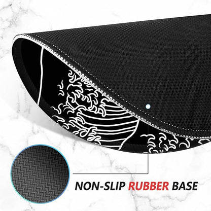 ITNRSIIET Mouse Pad Non-Slip Rubber Base Smooth Surface Stitched Edges - Image 4