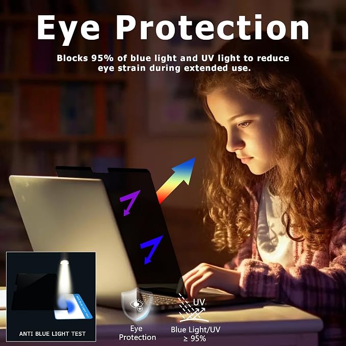 Megoo Privacy Screen for Surface Laptop 13 inch, Magnetic Anti-Spy Film - Image 5