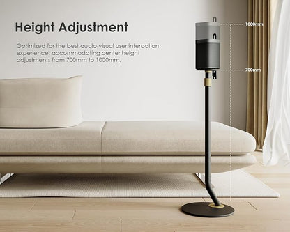 FITUEYES Design Universal Speaker Stand, Adjustable Height Speaker Stands Pair - Image 5
