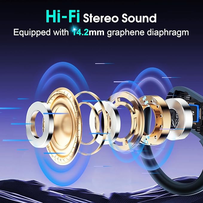 Wireless Earbuds 75hrs Bluetooth 5.4 Headphone Sport, 2025 Bluetooth Earbuds - Image 6