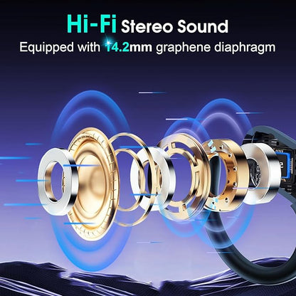 Wireless Earbuds 75hrs Bluetooth 5.4 Headphone Sport, 2025 Bluetooth Earbuds - Image 6