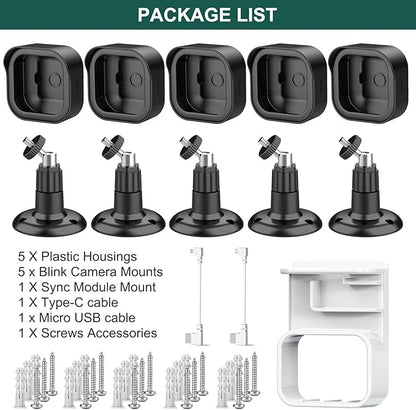 Blink Outdoor 2K Mount, Weatherproof Covers and 360°Adjustable Mounts - Image 7
