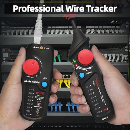 Bside Dual Mode Wire Tracker RJ11 RJ45 Network Cable Tester Toner Generator - Image 2