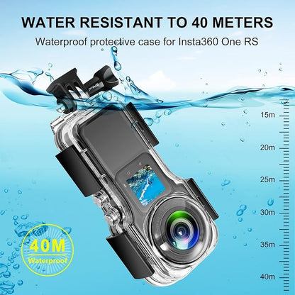 PULUZ 40m/131ft Dive Case for Insta360 One RS 1-Inch 360 Edition - Image 4