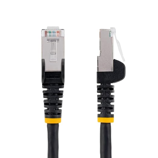 StarTech.com 50ft Black CAT6a Ethernet Cable, Snagless RJ45, 100W PoE++ - Image 2