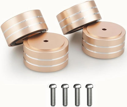 Tertullus 4 Pcs Speaker Feet Isolation 40x20mm Turntable Feet Aluminum Platform - Image 7